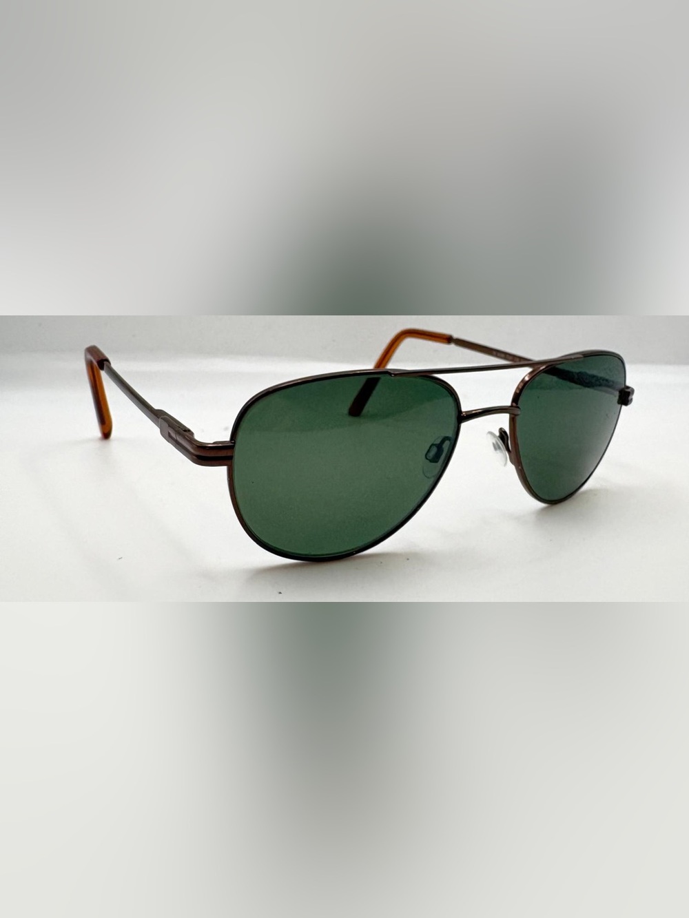 SRO S636 Brown Pilot Metal Sunglasses Frames Only